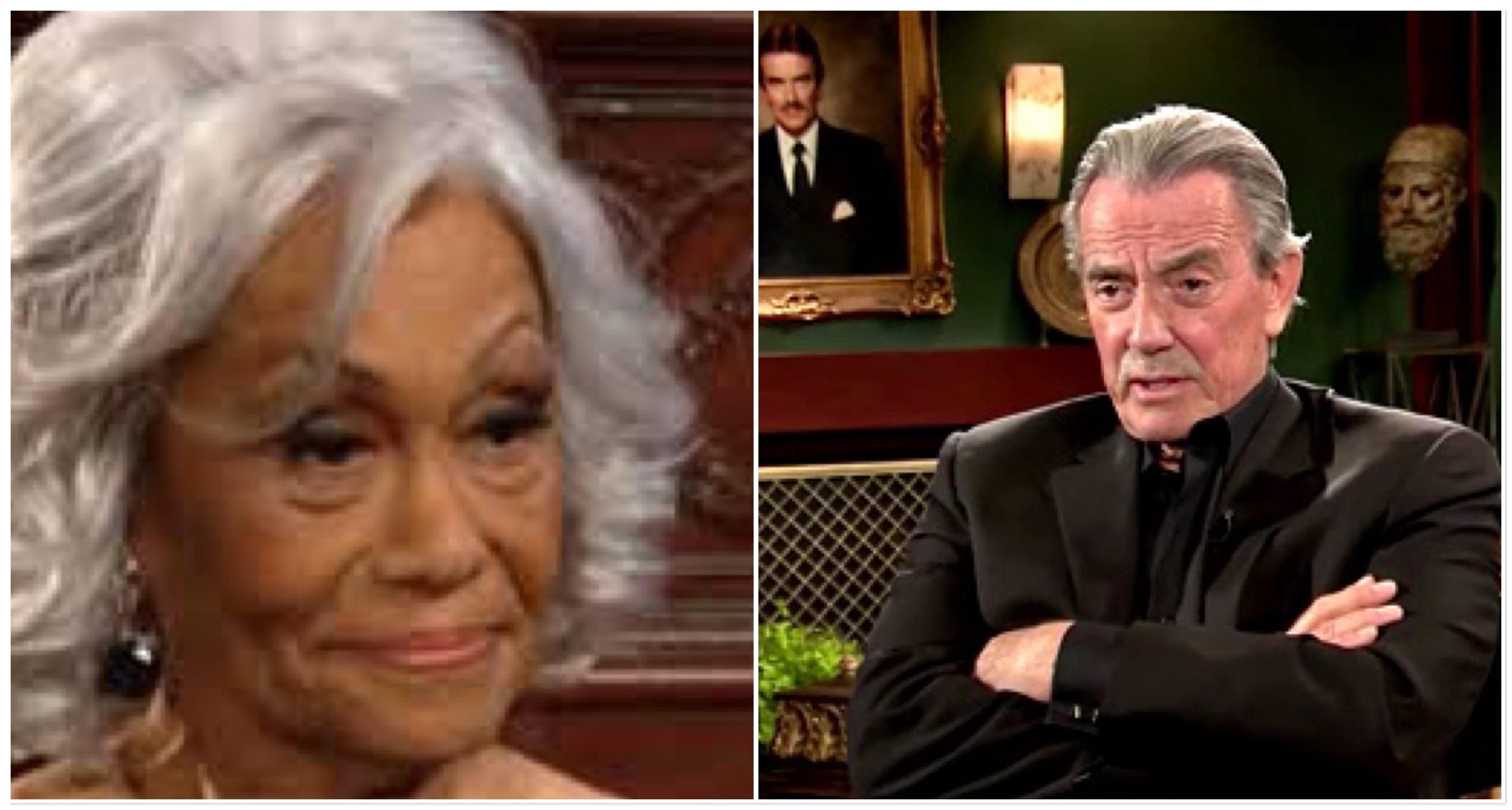Young and the restless Spoilers Victor Newman Mamie Johnson