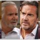 The Bold And The Beautiful Spoilers Eric and Ridge Forrester face off flanked by supportive RJ Forrester and Thomas
