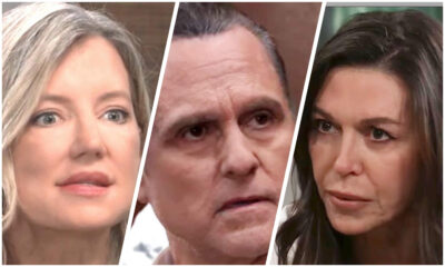General Hospital spoilers featuring Nina Sonny Corinthos and Anna in a tense standoff