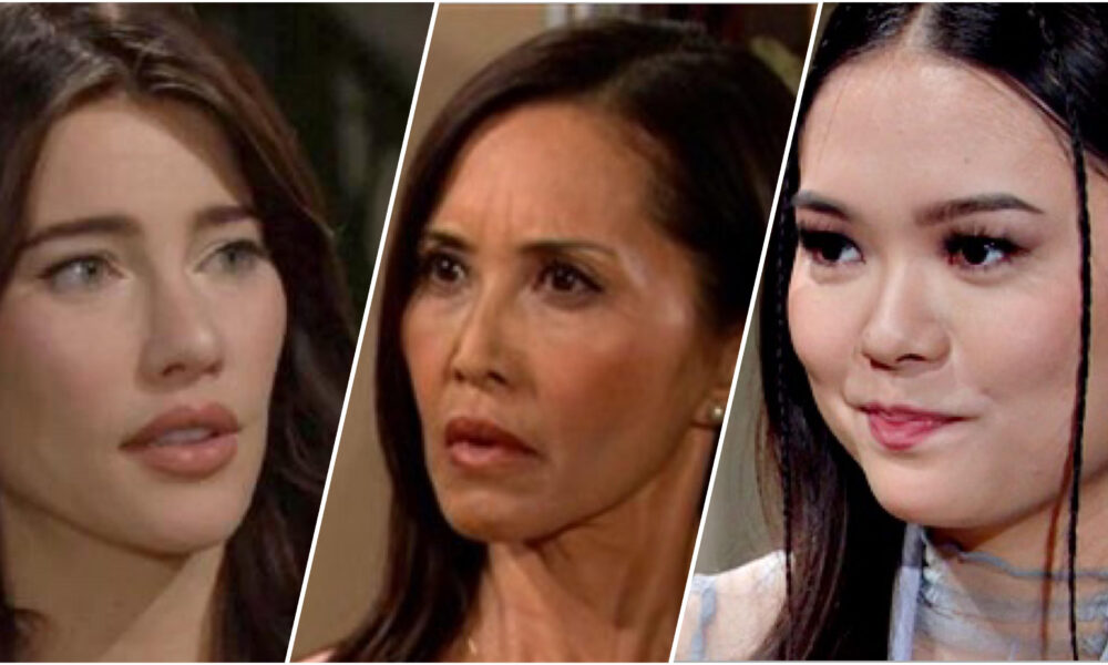 The Bold and the Beautiful spoilers featuring Steffy Forrester Li Finnegan Luna Nozawa