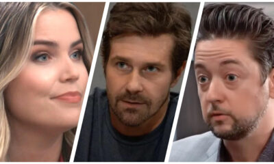 General Hospital spoilers Sasha Gilmore in the center Damian Spinelli on the left Cody Bell on the right