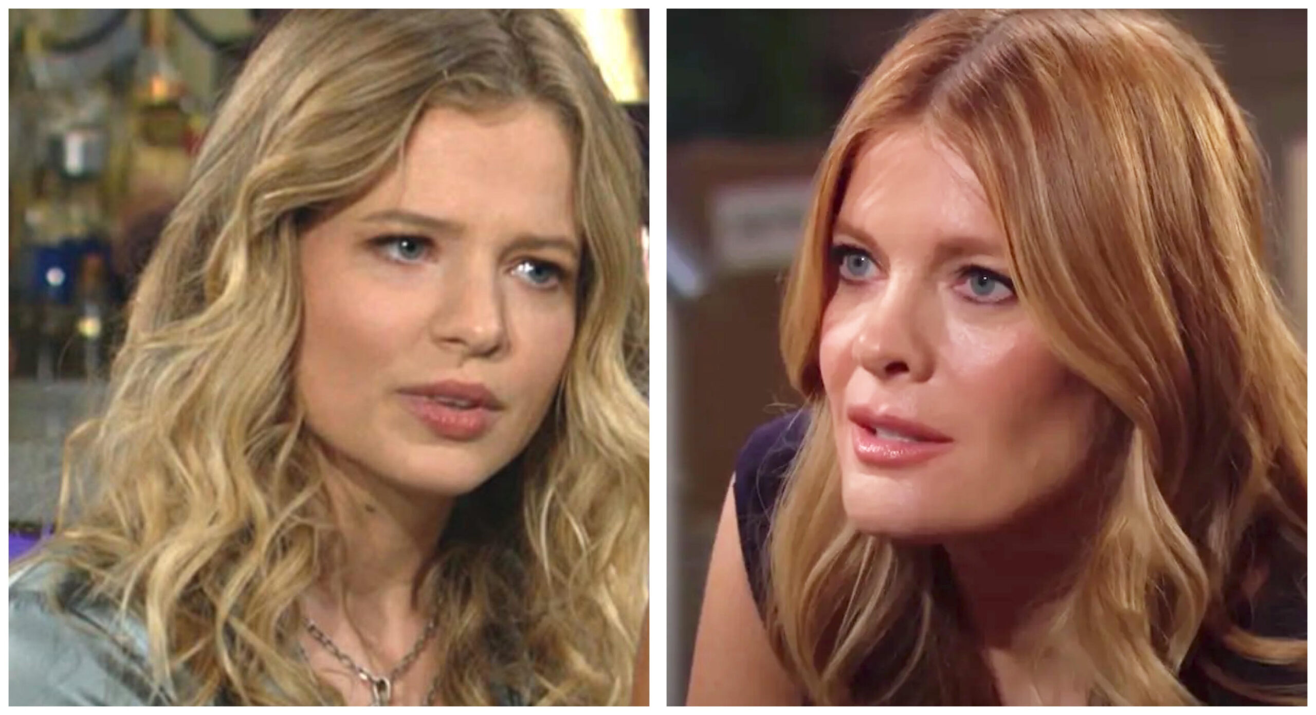 The Young and the Restless Spoilers featuring Summer Newman looking determined and Phyllis Summers appearing conflicted