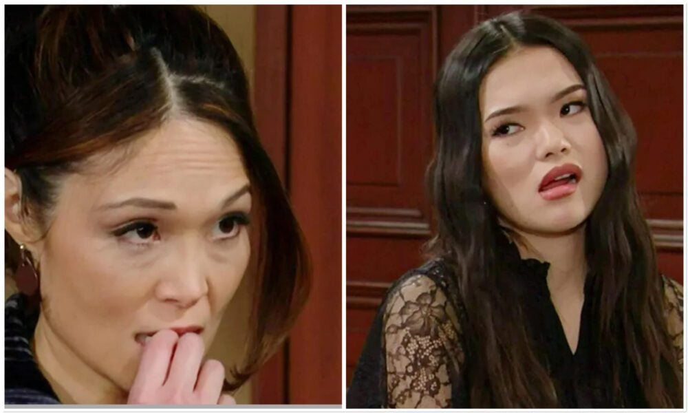 Bold and the Beautiful spoilers Poppy Nozawa Luna Nozawa