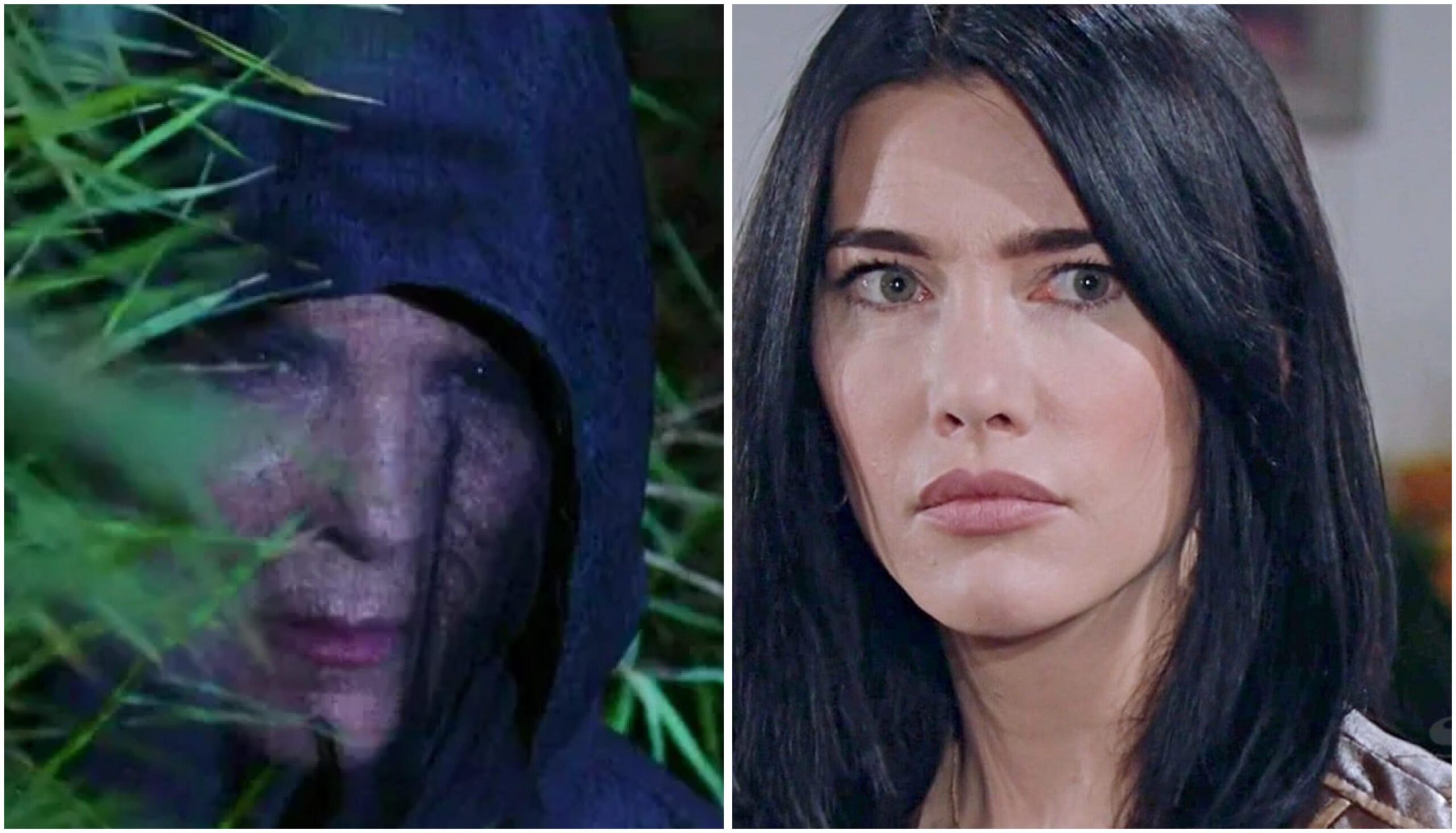 Bold and the Beautiful spoilers Steffy Forrester Finnegan looking determined Sheila Carter looking menacing