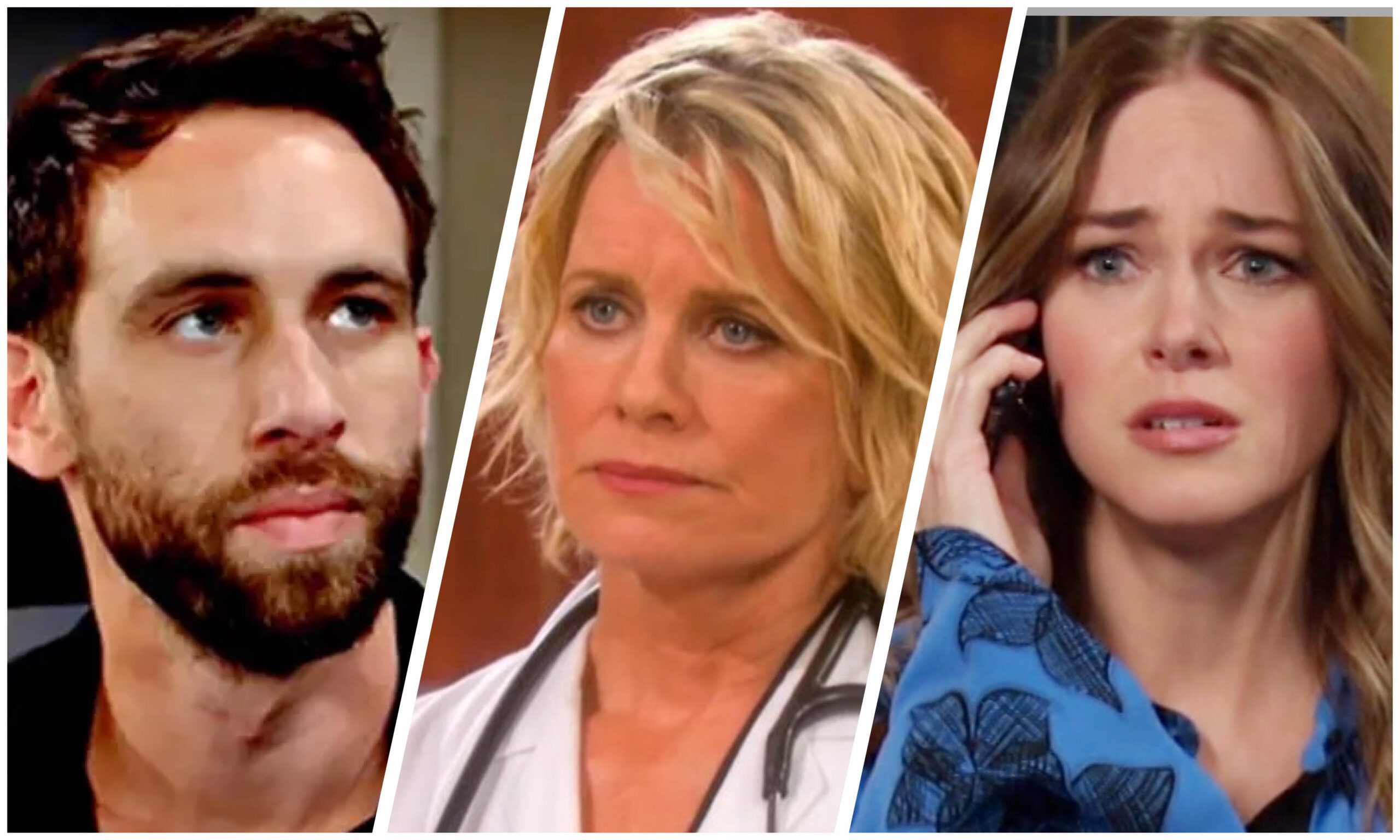 Days of Our Lives spoilers Everett Lynch Kayla Brady Stephanie Johnson looking concerned and hopeful