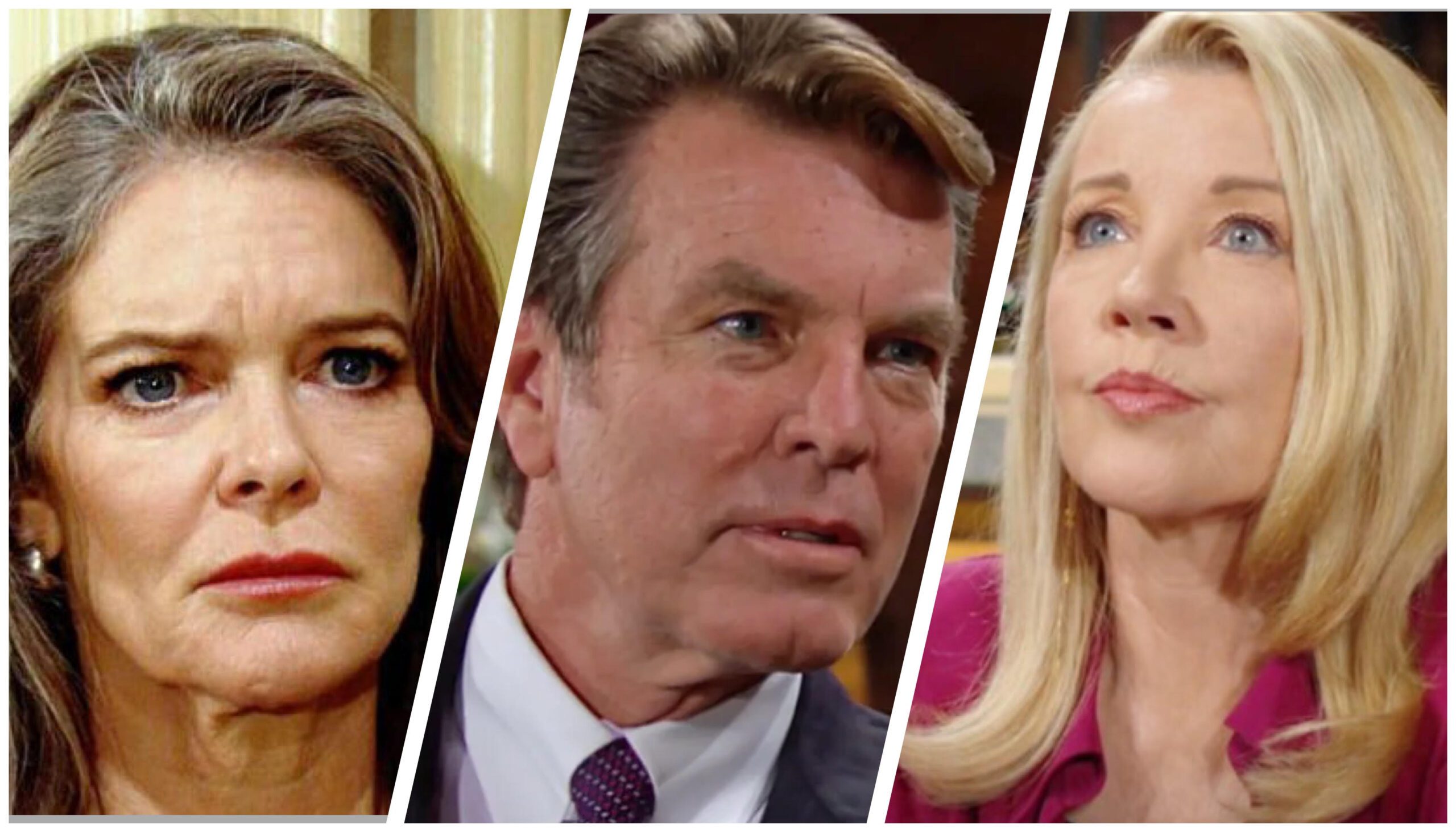 The Young and the Restless spoilers Diane Jenkins looking jealous Jack Abbott looking conflicted Nikki Newman looking indifferent