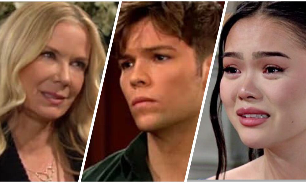 Brooke Logan RJ Forrester and Luna Nozawa
