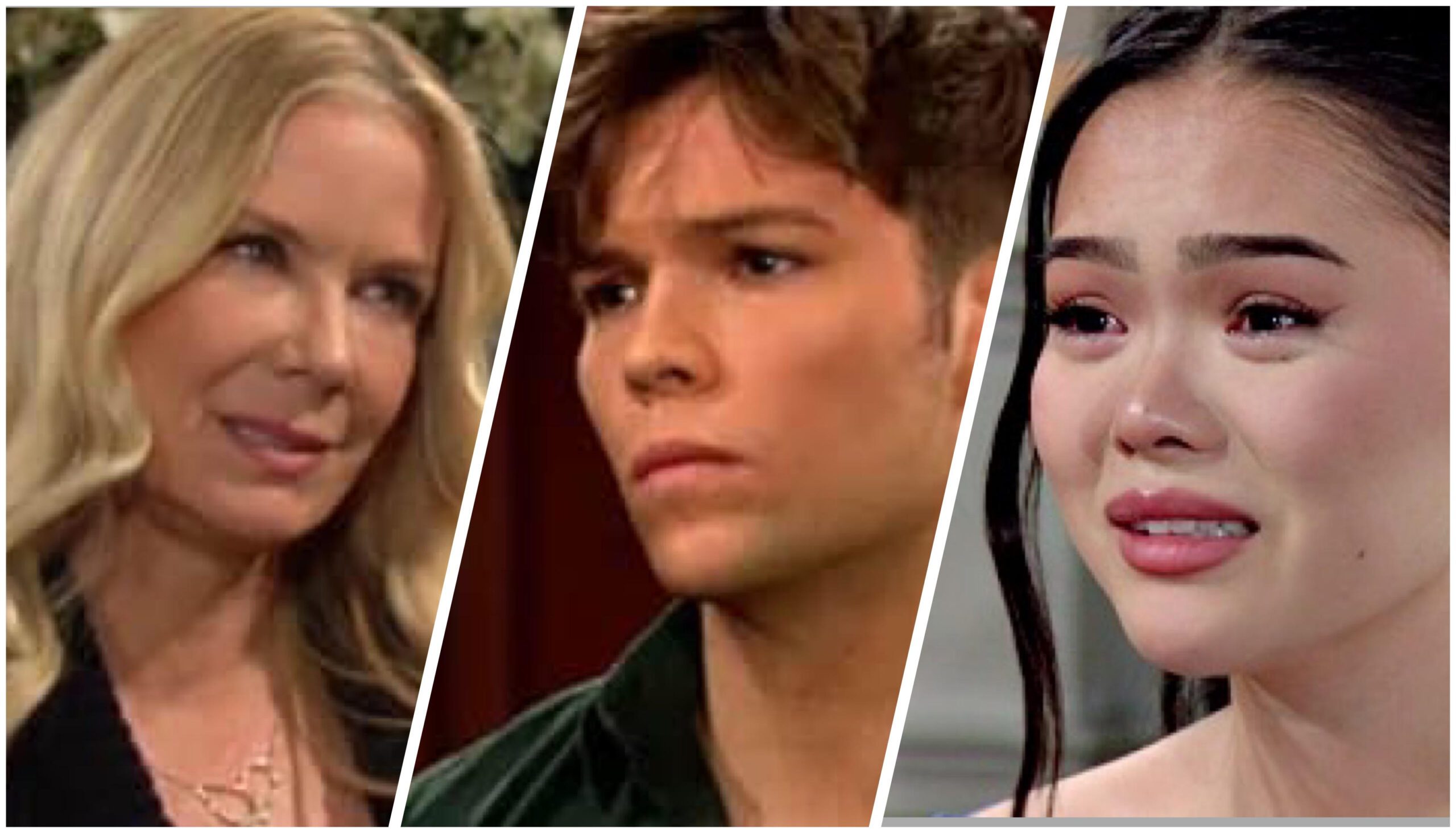 Brooke Logan RJ Forrester and Luna Nozawa