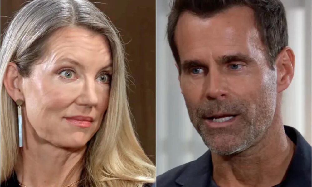 General Hospital spoilers Nina Reeves and Drew Cain discuss her secret weapon for revenge