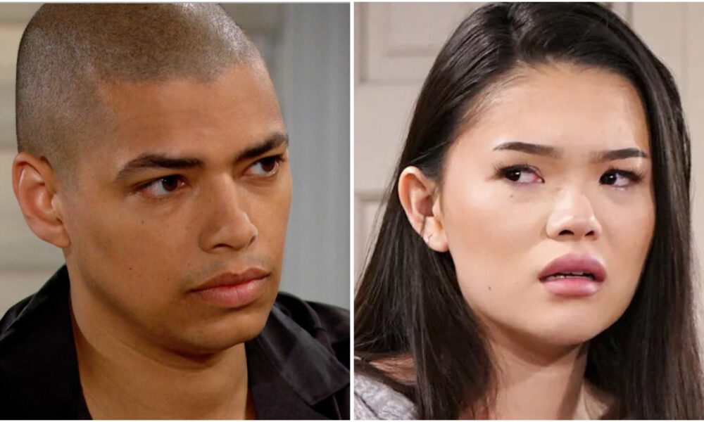 The Bold and the Beautiful spoilers Delon de Metz and Lisa Yamada as Zende and Luna