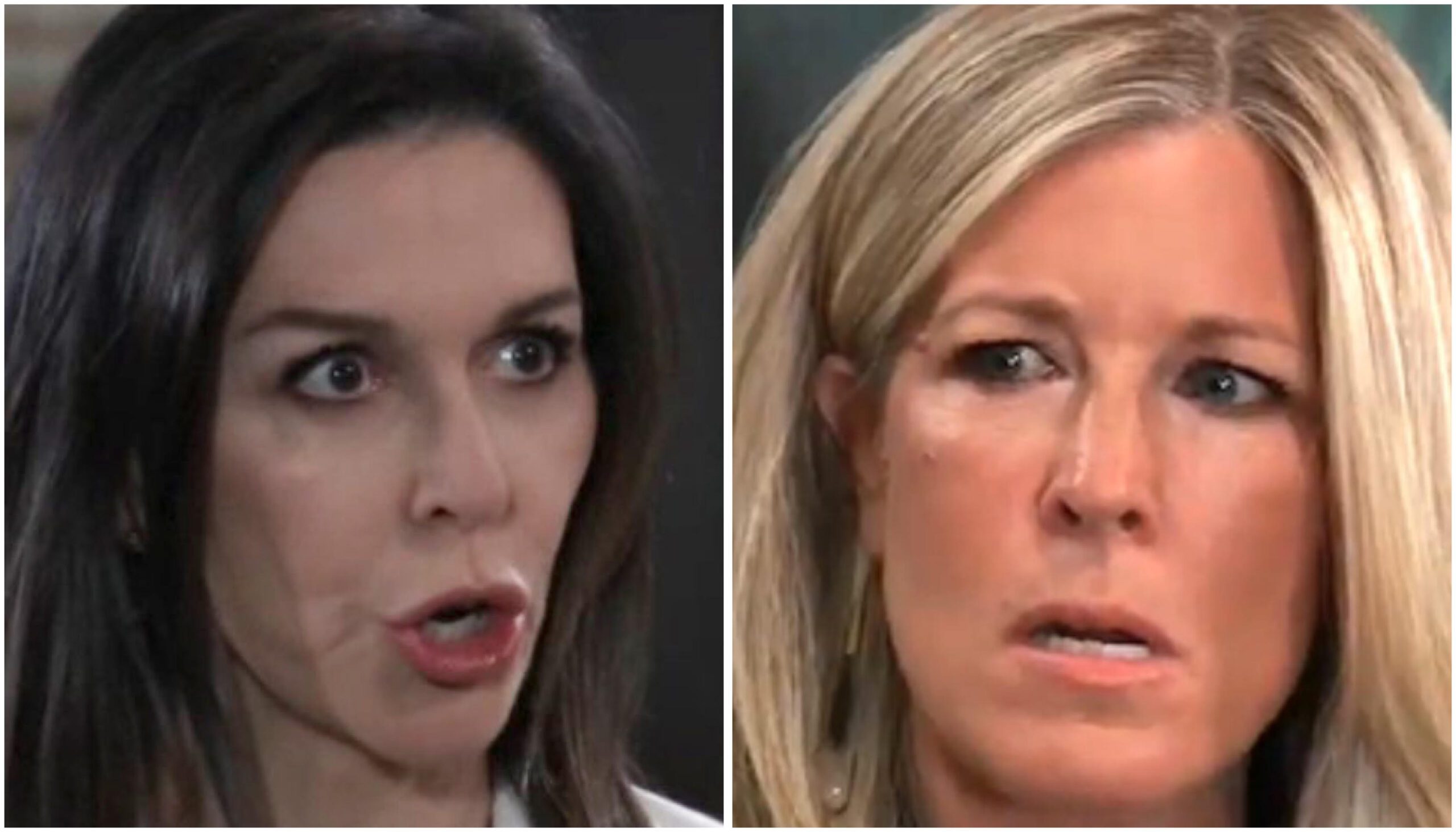 Anna Devane and Carly Spencer