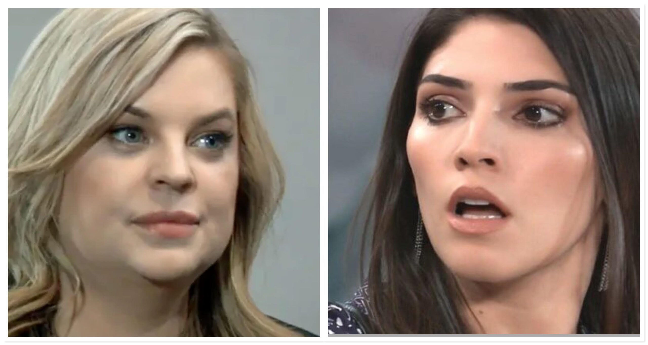 Maxie Jones and Brook Lynn Quartermaine