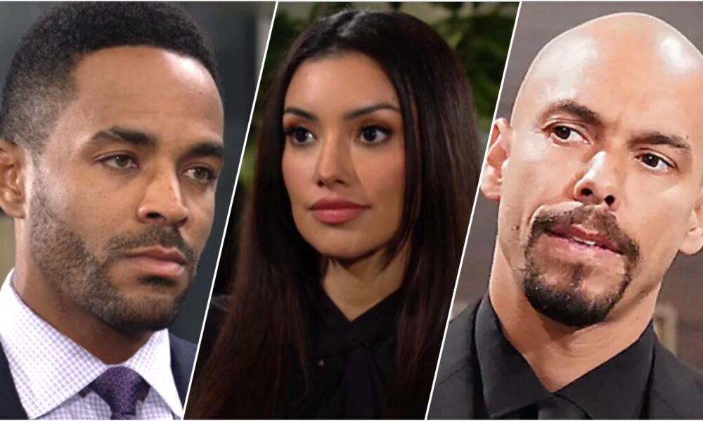 Nate Hastings Audra Charles and Devon Winters on The Young and the Restless