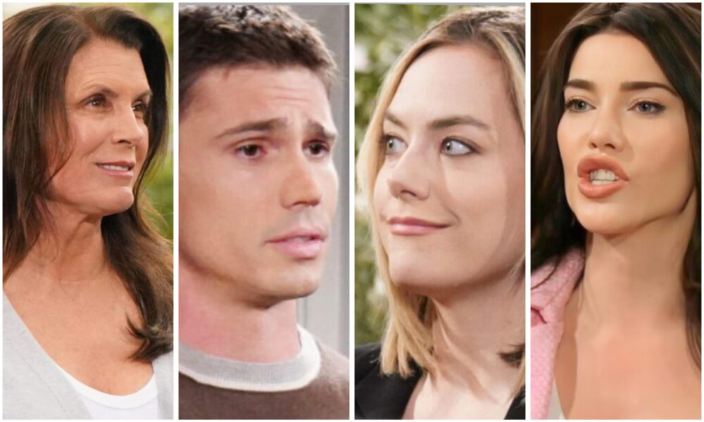 The Bold and the Beautiful Spoilers Sheila Carter John Finn Finnegan Hope Logan Steffy Forrester