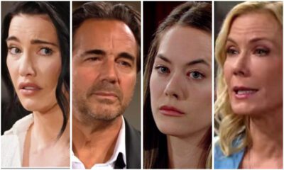 Bold and the Beautiful spoilers Steffy Forrester determined Hope Logan hopeful Brooke Logan powerful Ridge Forrester contemplative