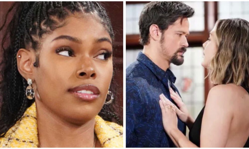 The Bold and the Beautiful spoilers Paris Hope Thomas love triangle