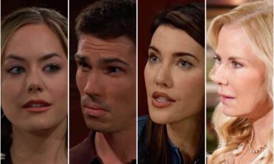 Bold and Beautiful spoilers Hope Logan Finn Finnegan Steffy Forrester love triangle drama