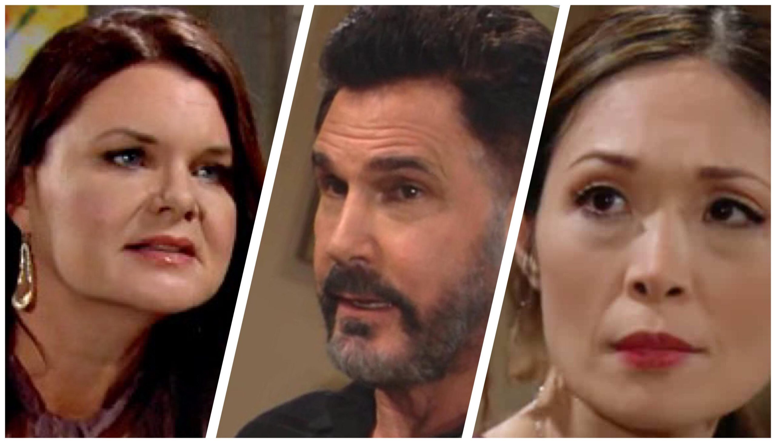 Katie Logan confronts Bill Spencer about Poppy Nozawa on Bold and Beautiful