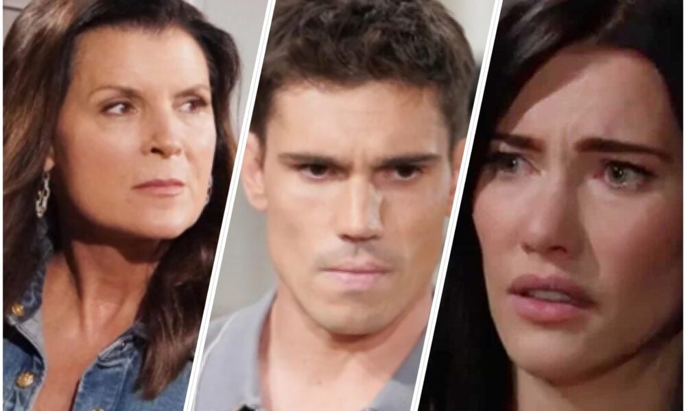 Steffy's fury and heartbreak as Finn defends Sheila's innocence on Bold and Beautiful