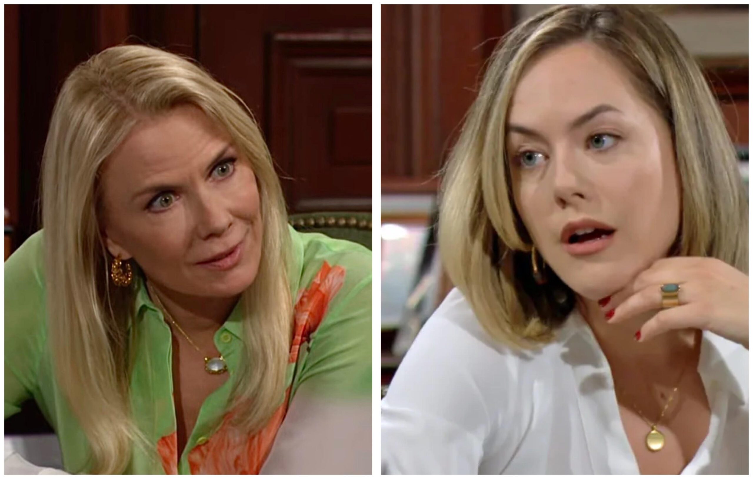 The Bold and the Beautiful spoilers Brooke Logan accuses Hope Logan Steffy Forrester reassures Finn