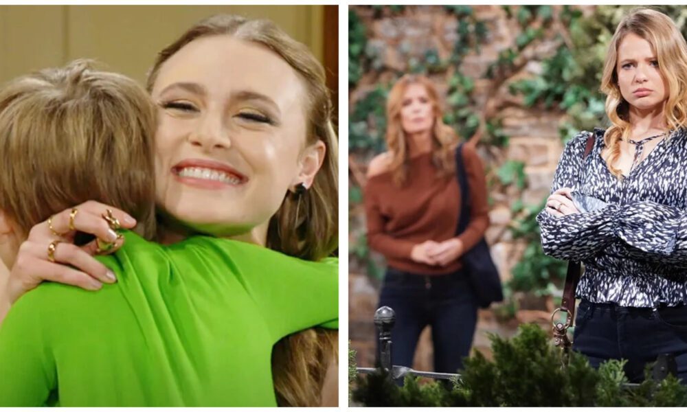 Y&R drama Kyle, Harrison, Claire in Paris vs Summer, Phyllis spying