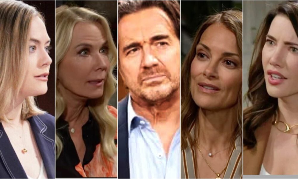 Bold and Beautiful spoilers Ridge Forrester caught between Brooke Logan and Taylor Hayes
