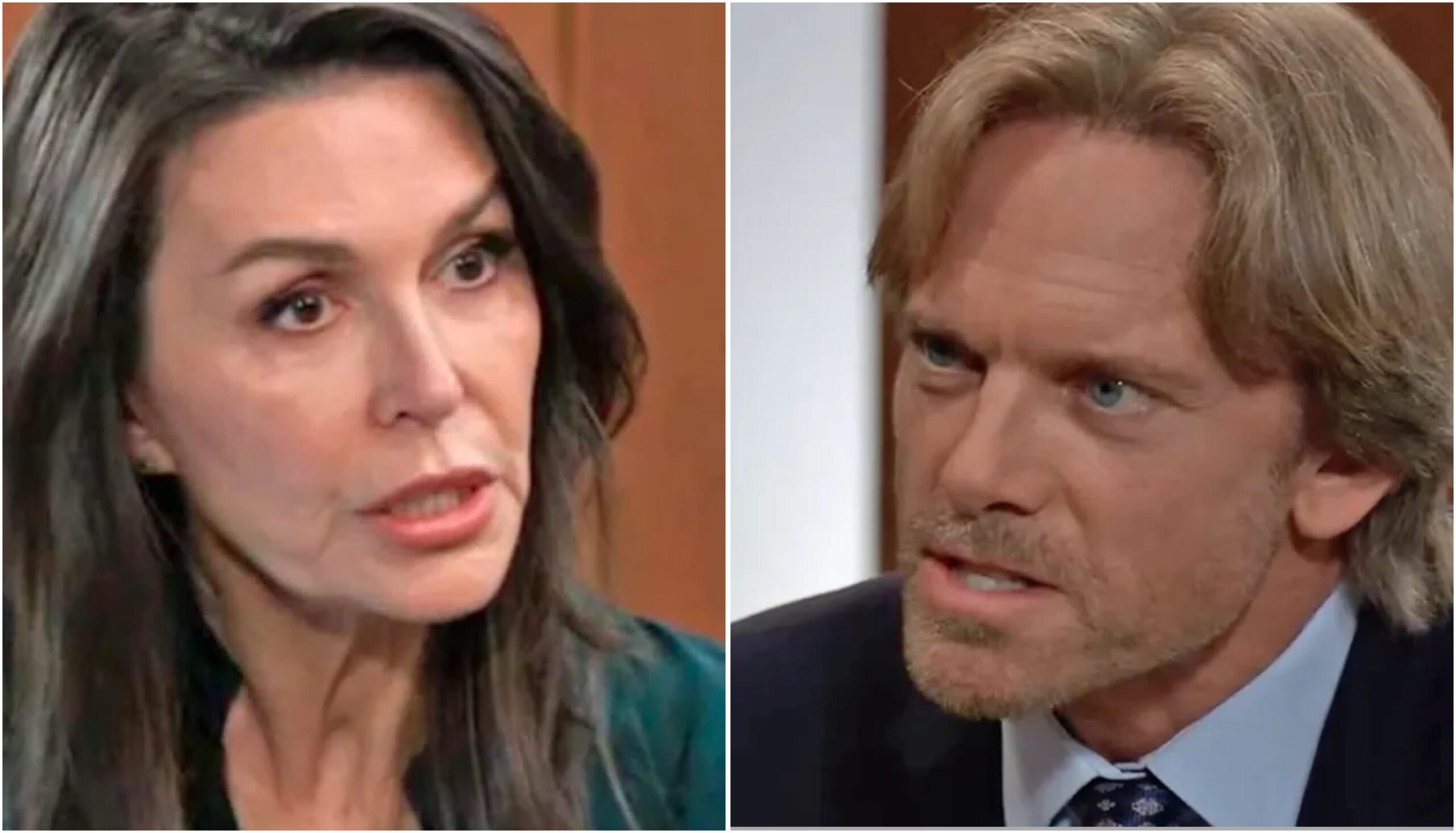 General Hospital's Anna Devane confronts Agent Cates with a shocking warning
