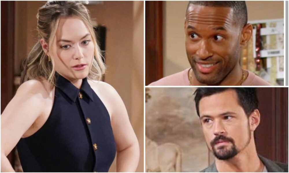 Bold and Beautiful spoilers Carter Hope Thomas love triangle drama