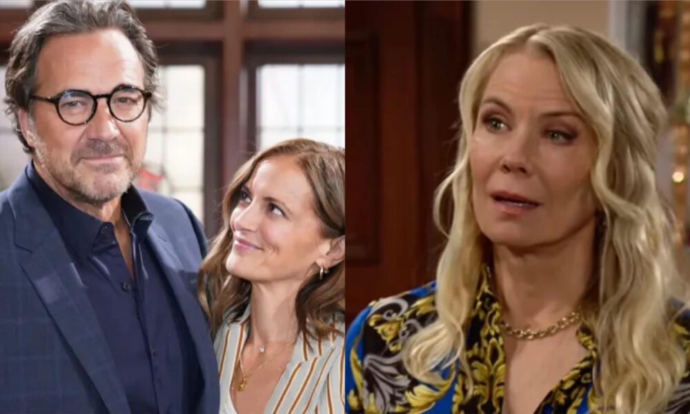 Bold and Beautiful spoilers Taylor Hayes confesses love to Ridge Forrester while Brooke Logan looks worried