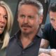 Carly Spencer looks concerned as Jack Brennan looms in the background on General Hospital