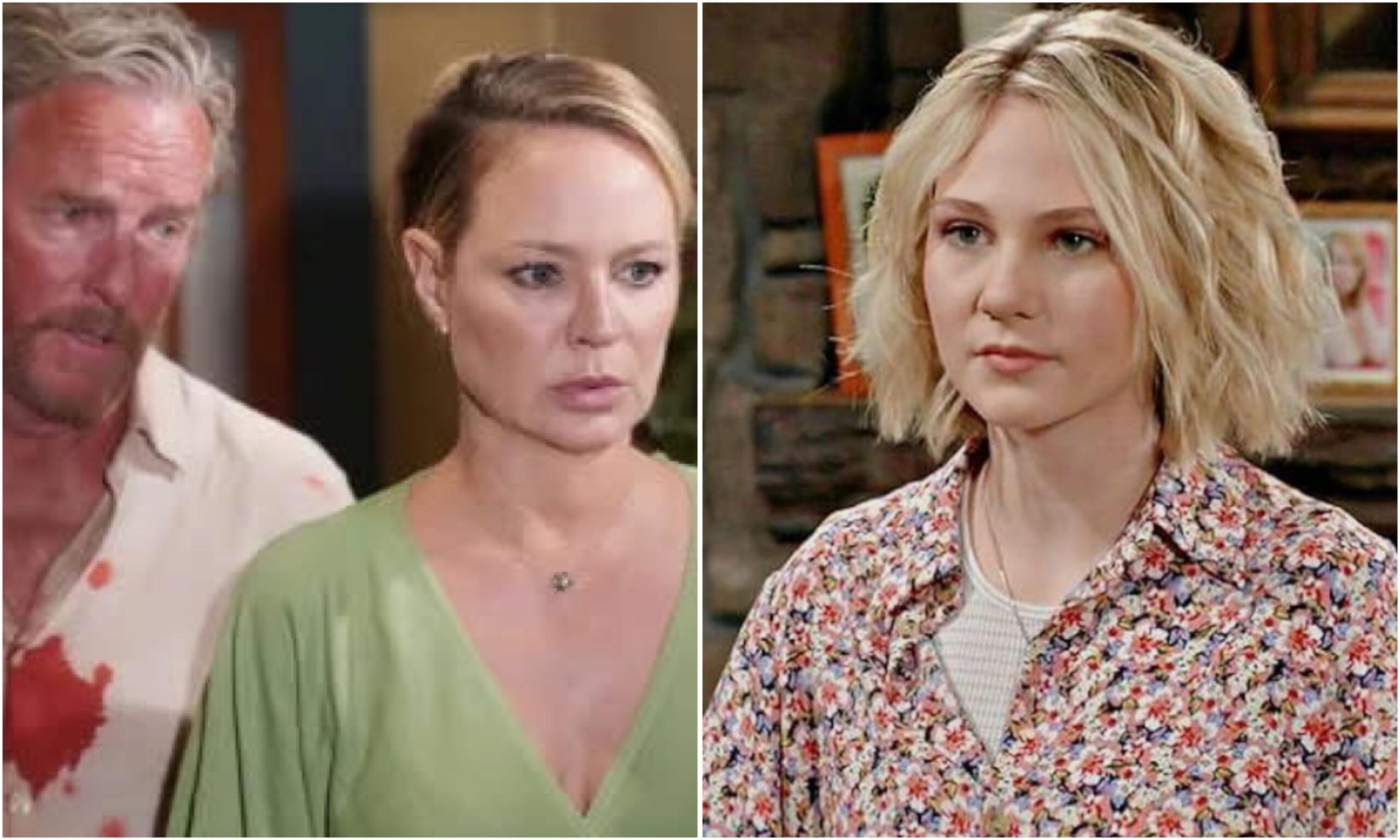 Sharon Newman confronts Lucy Romalotti's behavior as Cameron Kirsten's ghost influences her on Young and the Restless