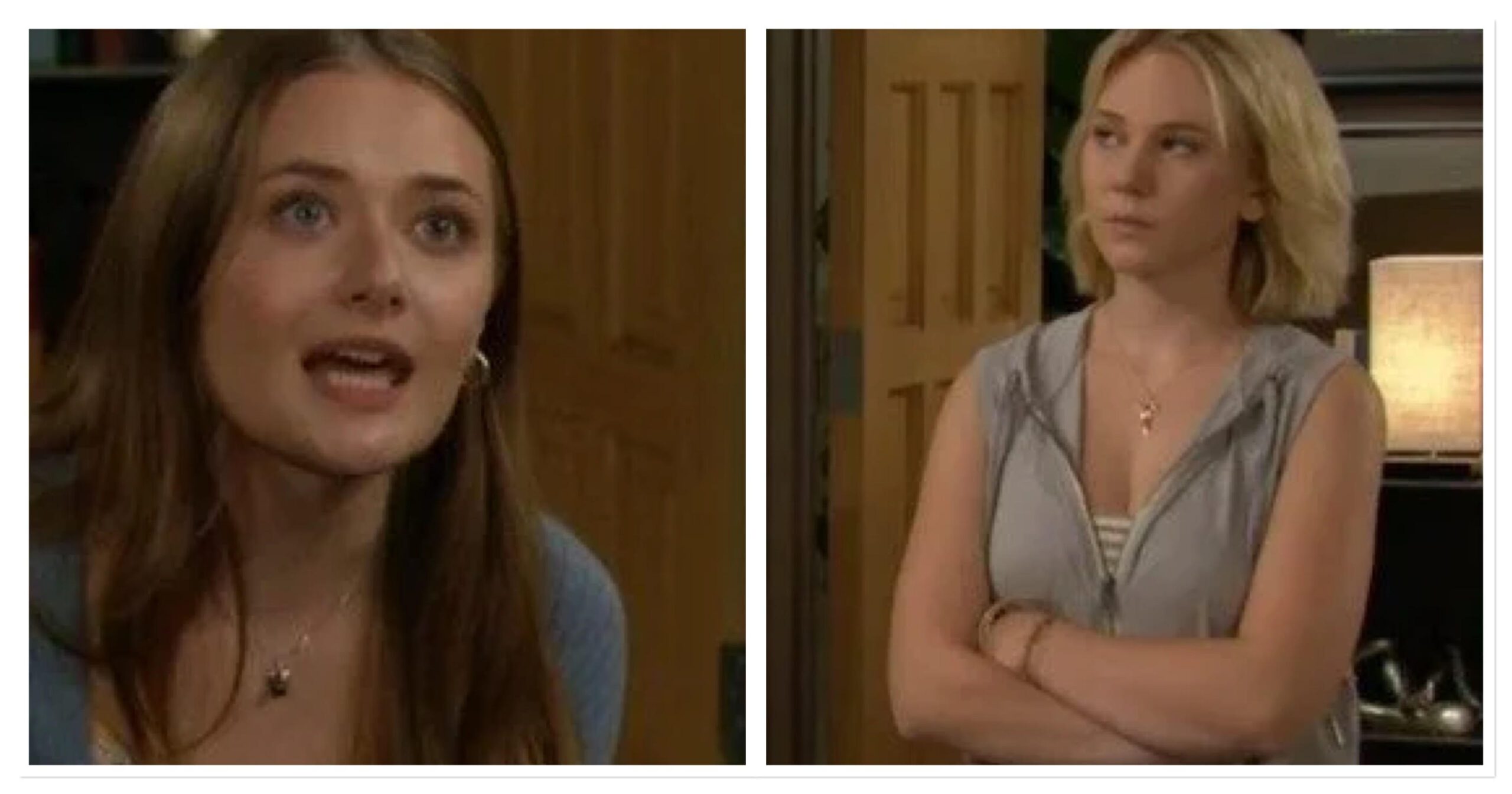 Young and Restless Faith Newman resolute Lucy Romalotti tearful spoilers