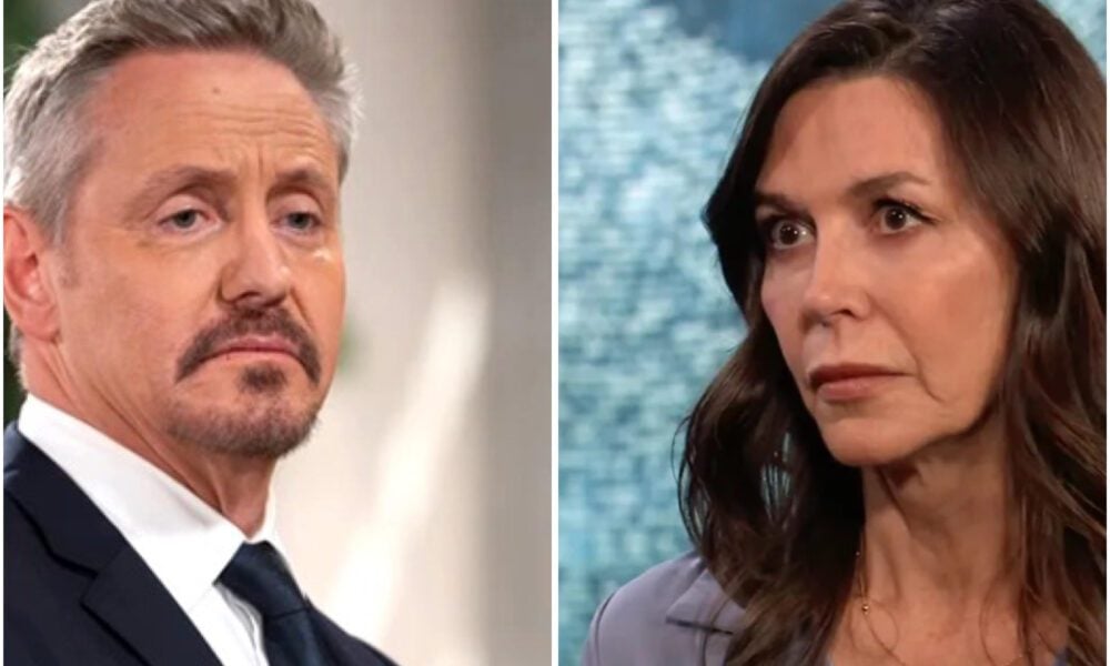 Anna Devane confronted by Jack Brennan in tense General Hospital scene