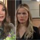 Holly Sutton warns a distressed Sasha Gilmore Corbin of impending danger on General Hospital