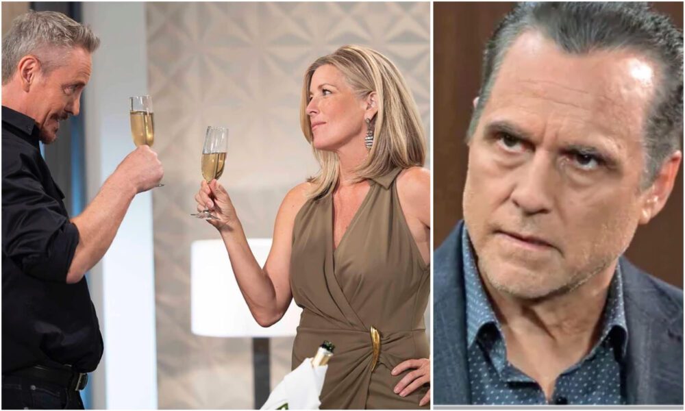 Jack Brennan charms Carly Spencer on General Hospital, Sonny Corinthos watches warily
