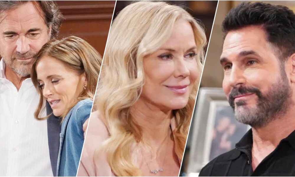 Bold and Beautiful Brooke Logan Bill Spencer Ridge Forrester love triangle heats up in Los Angeles