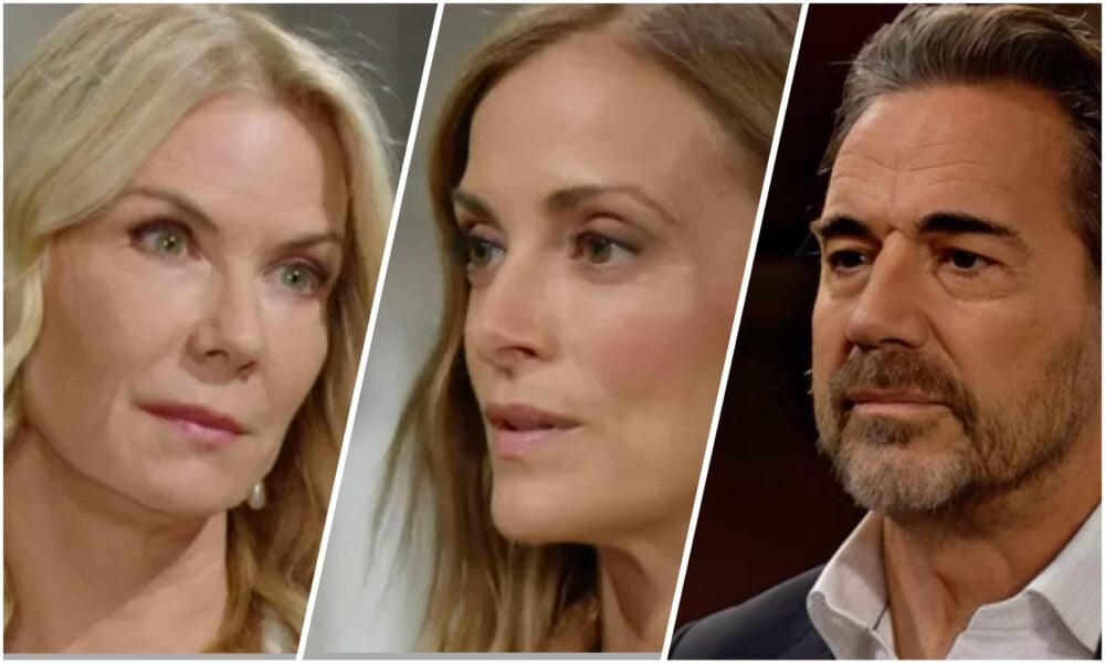Bold and Beautiful Brooke Logan confronts Taylor Hayes about Ridge Forrester feelings intense showdown