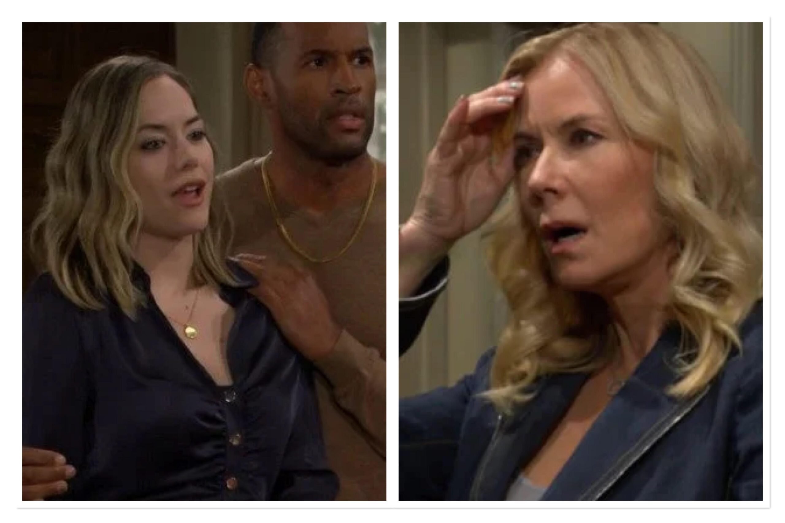 Bold and Beautiful Hope Logan Brooke Logan mother daughter confrontation over Forrester Creations takeover