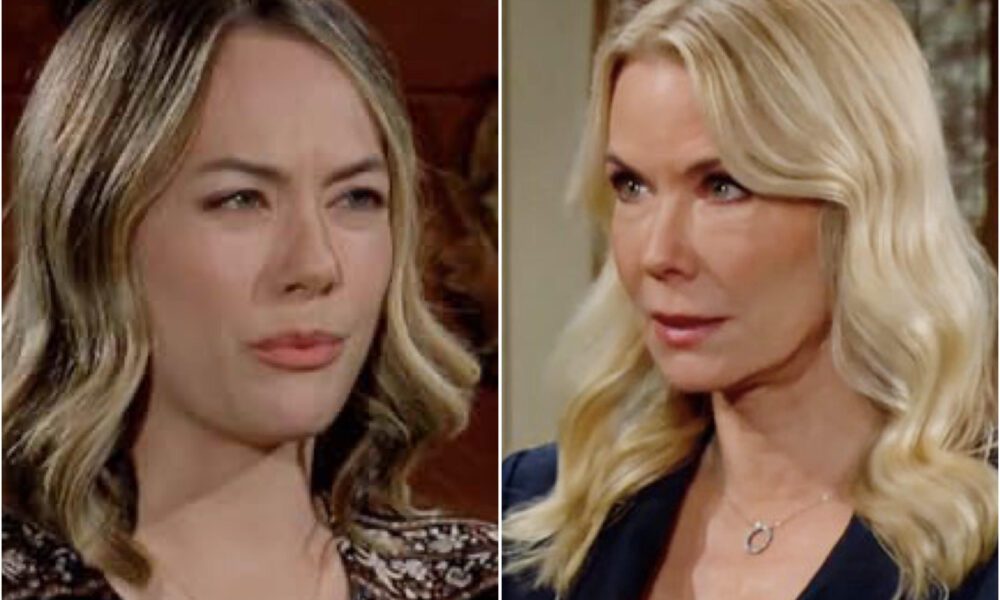 Bold and Beautiful Hope Logan confronts Brooke Logan betrayal Ridge Forrester secret exposed