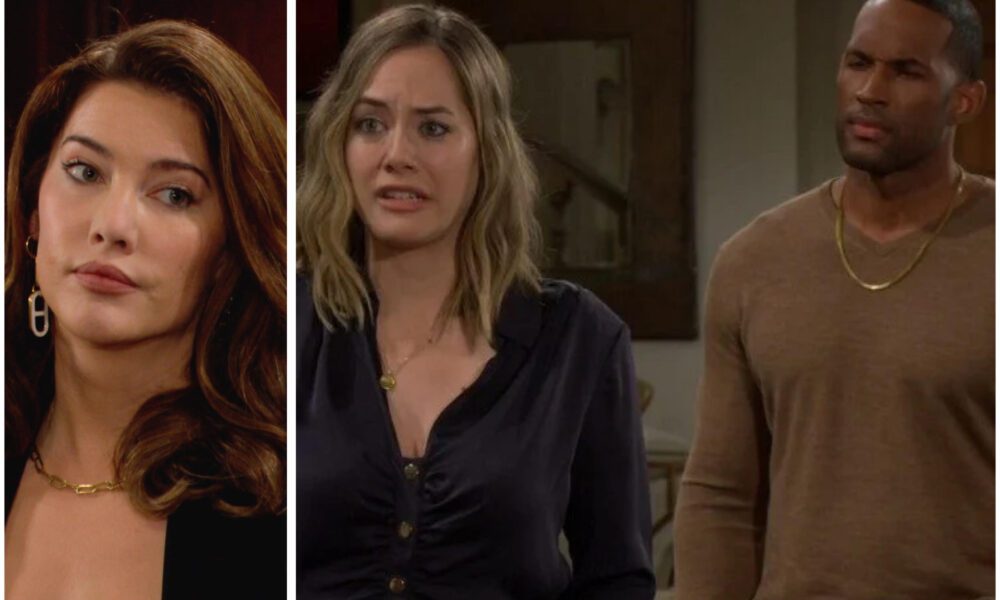 Bold and Beautiful Steffy Forrester celebrates victory while Hope Logan and Carter Walton share secret romance