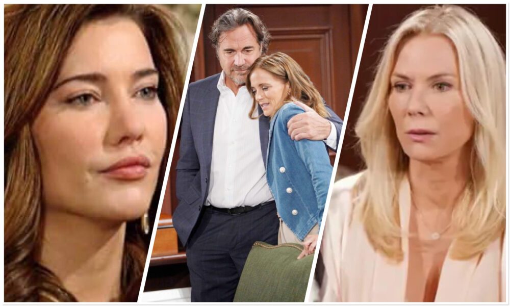 Bold and Beautiful spoilers Steffy Forrester plans Ridge Taylor reunion while Brooke Logan worries