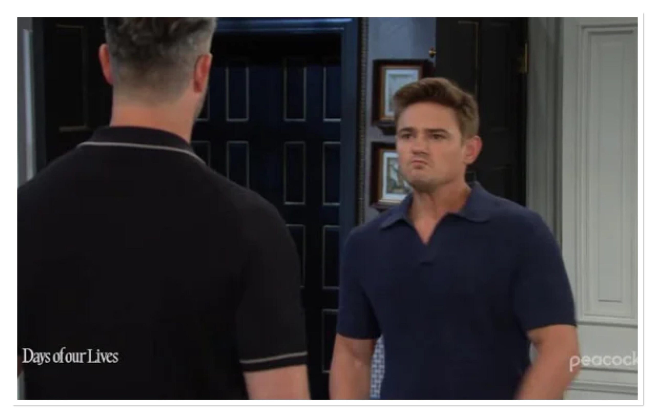 Days of Our Lives Spoilers Johnny DiMera confronts father EJ DiMera after learning dark truth about his conception