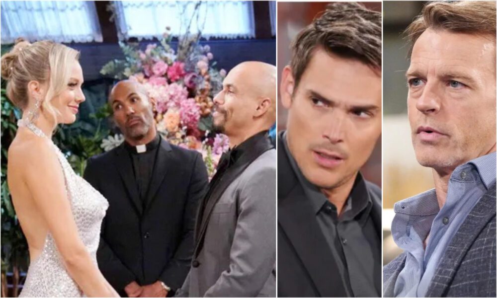 Young and the Restless spoilers Devon Abby wedding missing guests Adam Tucker Sally dramatic absences Newman Ranch
