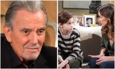 Young and the Restless spoilers Victor Newman plots with Chelsea Lawson Connor Newman looking on at Newman Ranch