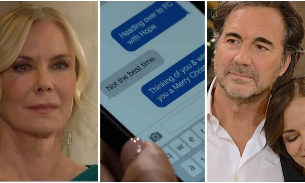 Bold and Beautiful Brooke Ridge Christmas vow destiny memories spoilers