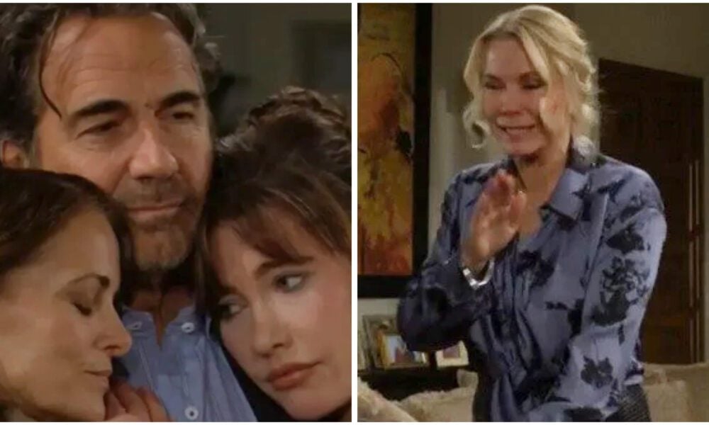 Bold and Beautiful Ridge Forrester moves in with Taylor Hayes Steffy Forrester after leaving Brooke Logan devastated heartbroken