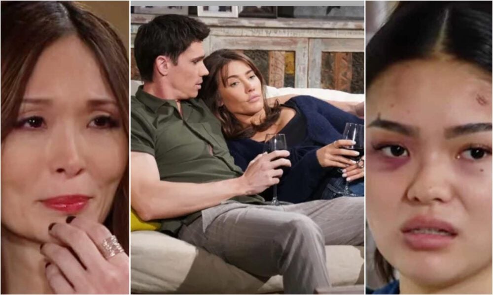 Bold and Beautiful Spoilers Steffy Finn Luna Love Triangle Anniversary Drama