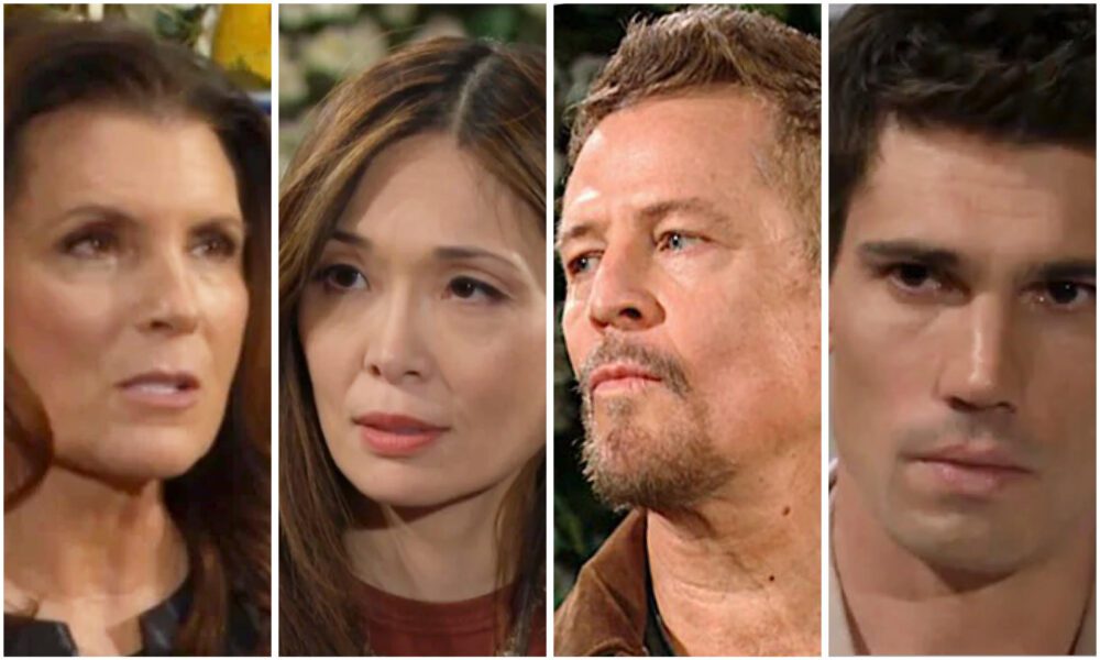 Bold and Beautiful spoilers Sheila Carter ambushes Jack Finnegan Poppy Nozawa Il Giardino demands message for Finn