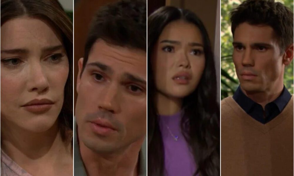 finn luna paternity steffy shocked
