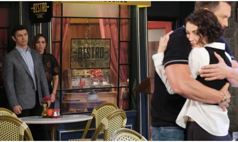 xander sarah brady bistro confrontation